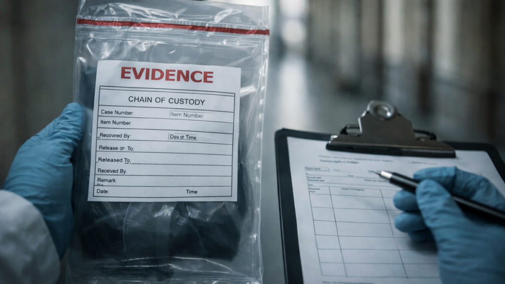 La catena di custodia