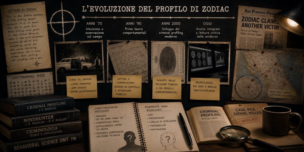 evoluzione profilo di Zodiac