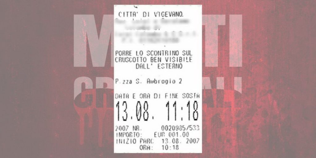 Scontrino Vigevano