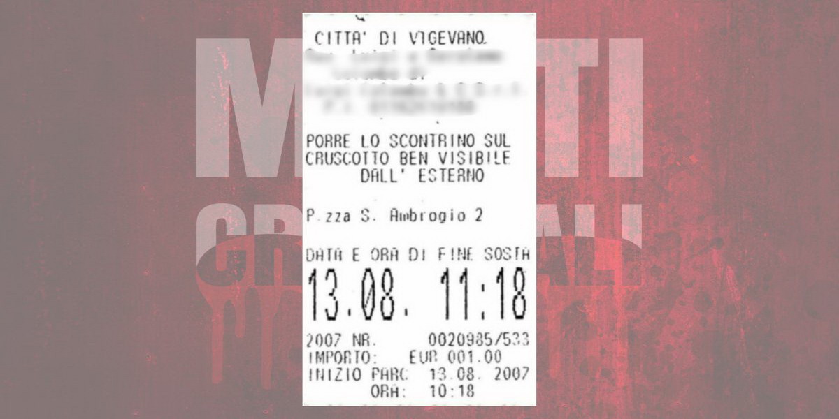 Scontrino Vigevano